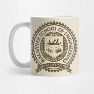 VINTAGE - MacGyver School of Engineering copy Mug